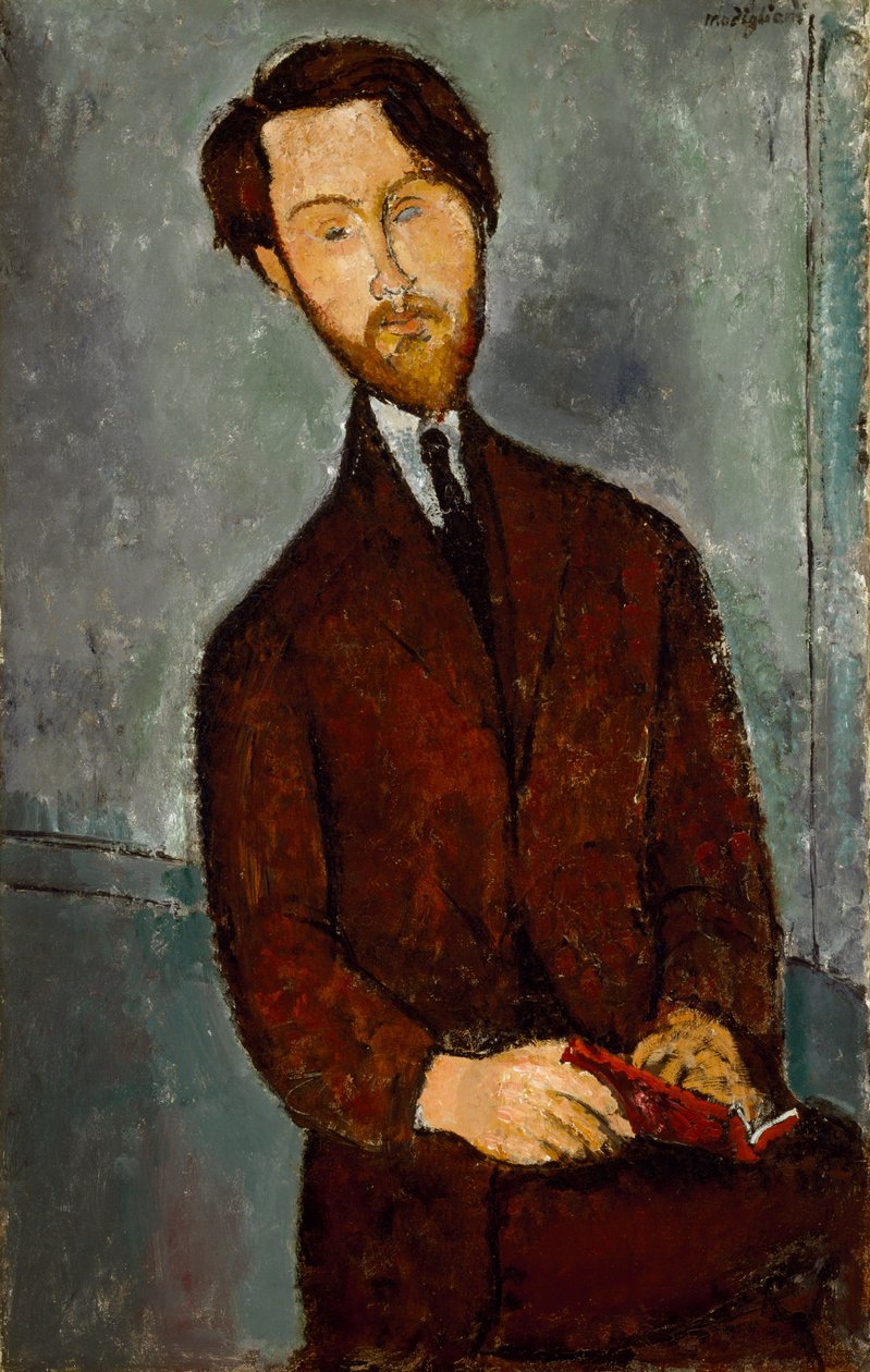 Léopold Zborowski, peint en 1931 par Amédéo Modigliani